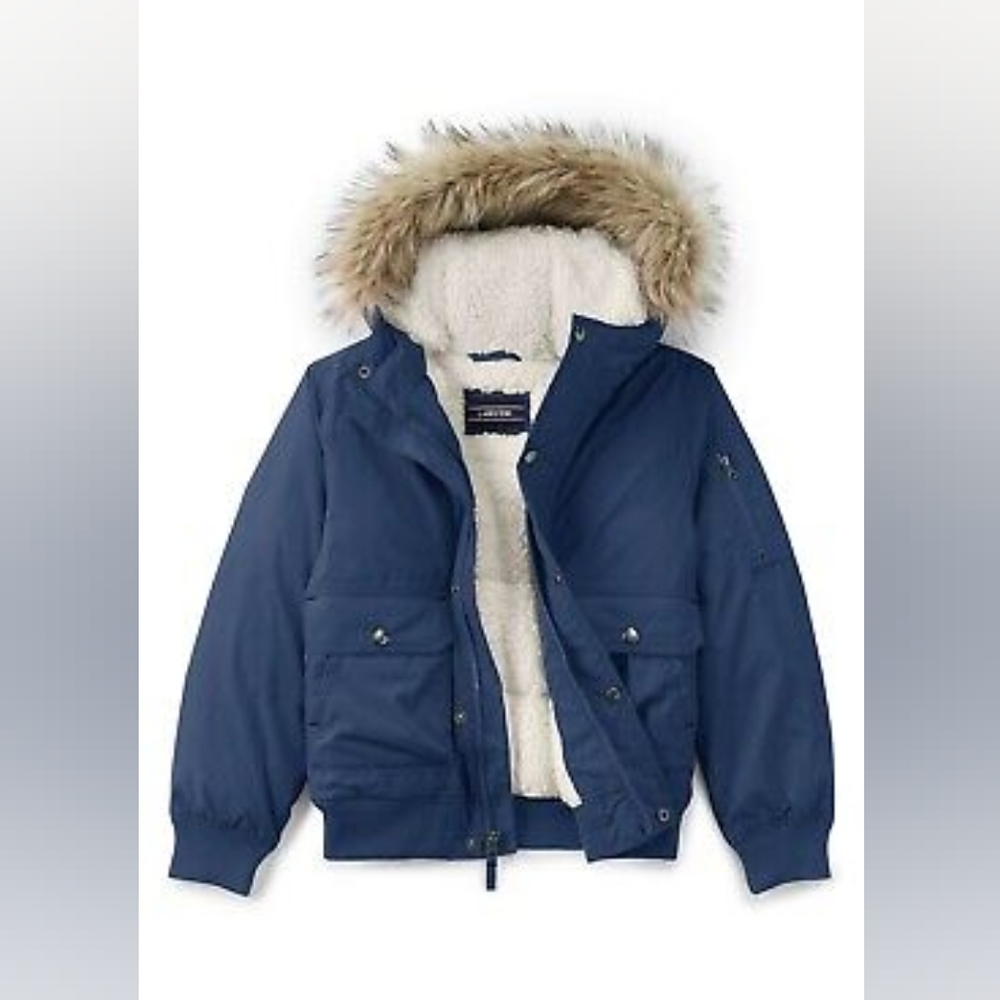 Lands' End Expedition Down Winter Bomber Jacket